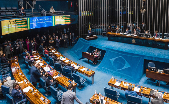 Governador Wanderlei Barbosa faz pronunciamento no plenário do Senado sobre a posição do Tocantins na Reforma Tributária