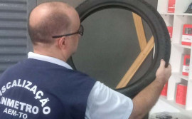 Após denúncia, Agência de Metrologia apreende mercadoria irregular no comércio de Palmas