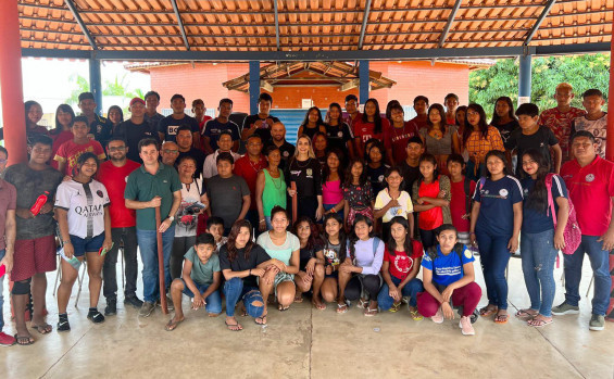 Segurança Pública realiza capacitação sobre violência doméstica para adolescentes Xerente em Tocantínia 