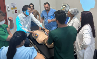 Equipes da psiquiatria e cirurgia geral do HGP recebem treinamento sobre parada cardiorrespiratória