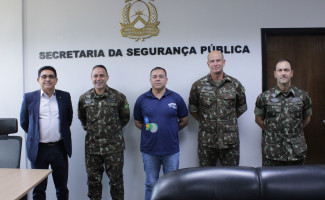 SSP-TO e Exército fortalecem parceria em  prol da sociedade tocantinense