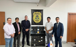 Polícia Civil do Tocantins recebe computadores adquiridos por meio de emenda do deputado Júnior Geo