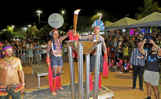 Governador Wanderlei Barbosa abre Jogos Escolares Indígenas do Tocantins destacando importância de fortalecer a identidade cultural dos povos tradicionais