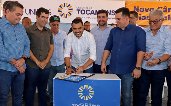 Em Dianópolis, governador Wanderlei Barbosa autoriza obras do câmpus da Unitins, orçadas em R$ 22 milhões