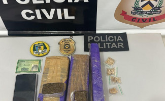 Polícia Civil apreende mais de 1,5kg de maconha após traficante enviar entorpecente para endereço em Lagoa da Confusão e o transportador, por equívoco, trocar as encomendas