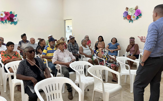 Segurança Pública leva informação sobre violação de direitos da pessoa idosa para a região sul de Palmas