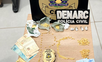 Em Araguaína, Polícia Civil desarticula ponto de venda de drogas e prende casal por tráfico