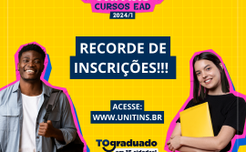 Inscrições do Vestibular da Unitins para cursos EaD registram aumento de 400%