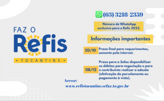 Requerimentos somente pela internet no período de 22 de maio a 20 de outubro de 2023 