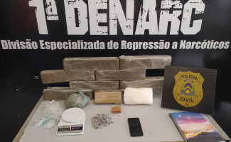 Operação Paz: Polícia Civil estoura ponto de venda de entorpecentes responsável por abastecer várias regiões da Capital