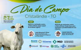 Em Cristalândia, Adapec realiza Dia de Campo com ênfase na prevenção de doenças em animais