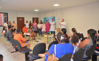 Equipe de odontologia pediátrica do HGP realiza ação sobre os cuidados com a saúde bucal