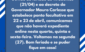 Jucetins volta a atender online na segunda-feira, 26