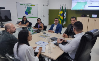 Equipe da SES-TO realiza visita técnica à Secretaria da Saúde de Goiás 