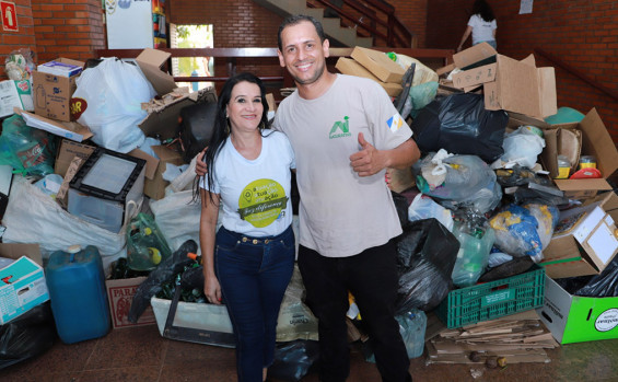 Naturatins realiza gincana de recicláveis e arrecada cerca de três toneladas de resíduos sólidos