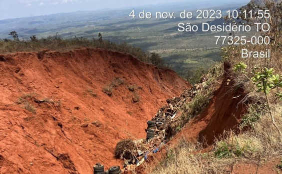 Após inspeção, Governo do Tocantins quer solução rápida para crime ambiental na divisa com a Bahia