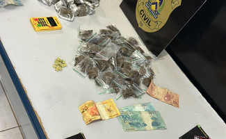 Em Palmas, Polícia Civil prende traficante que utilizava veículo alugado para fazer entrega de drogas