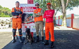 Bombeiros militares e cães do CBMTO já somam quatro Certificações em evento no Rio de Janeiro