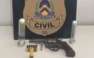 Homem é preso pela Polícia Civil por tráfico de drogas e posse irregular de arma de fogo em Colinas