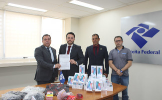 SSP-TO recebe doação de equipamentos eletrônicos apreendidos pela Receita Federal