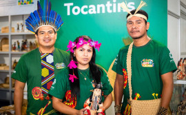 Estande do Tocantins no Salão do Artesanato reúne, pela primeira vez, trabalhos feitos por povos Javaé, Krahô e Karajá