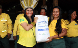 Governo do Tocantins distribui sementes para plantio de alimentos ao povo Xerente