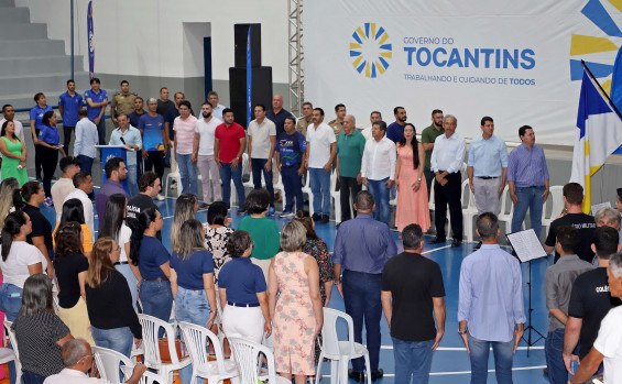 Governador Wanderlei Barbosa entrega reforma de Ginásio de Esportes em Paraíso do Tocantins com investimento de R$ 1.292.368,06