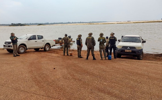  Naturatins recolhe 3,5 mil metros de redes em rios da área do Cantão
