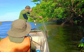 Operação Piracema apreende 200 kg de pescado e 3 mil metros de redes de pesca