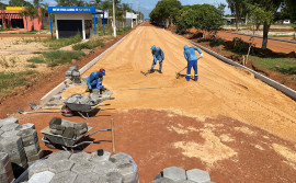 Governo do Tocantins inicia obra de pavimentação na Agrotins