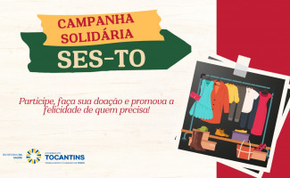 Secretaria de Estado da Saúde lança campanha solidária