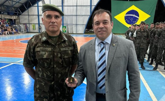 Em Pedro Afonso, secretário da Segurança Pública participa da formatura da 69ª Turma de Atiradores do Tiro de Guerra