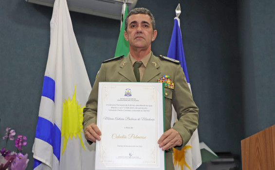 Governador em exercício Laurez Moreira é homenageado com Título de Cidadão Palmense