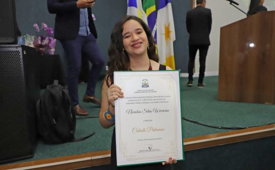 Governador em exercício Laurez Moreira é homenageado com Título de Cidadão Palmense