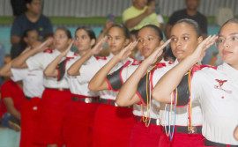 Colégio Esportivo-Militar Professora Margarida Lemos Gonçalves realiza formatura de 160 alunos