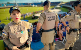 Com apoio da Polícia Militar, a ação solidária Futebol do Bem arrecada 8 toneladas de alimentos