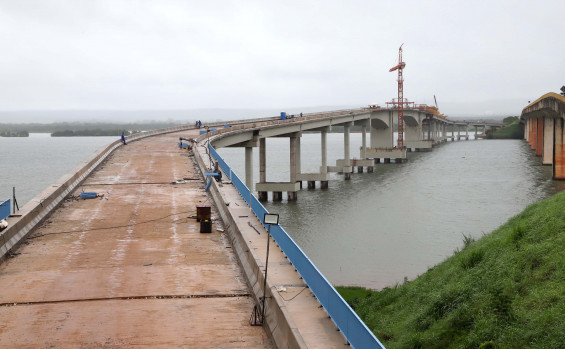 Governo do Tocantins conclui 85% das obras da Ponte de Porto Nacional