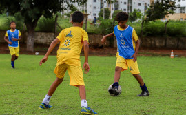 Desenvolvido pelo Governo do Tocantins, projeto das aulas da Escolinha Nilton Santos é retomado em Palmas