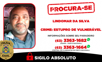 Polícia Civil do Tocantins procura dois homens investigados por crime de estupro de vulnerável