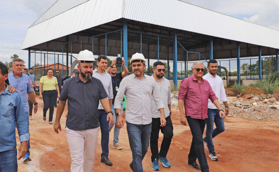 Em Buritirana, governador Wanderlei Barbosa vistoria obras de escola avaliada em R$ 5,8 milhões