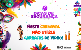Polícia Militar alerta sobre os riscos do uso de garrafas de vidro no Carnaval