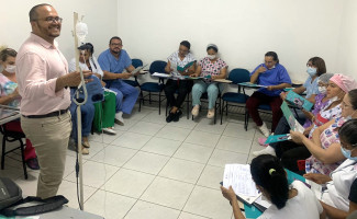Hospital Regional de Gurupi capacita profissionais para o uso correto da bomba de infusão