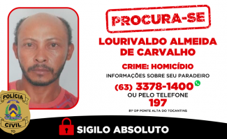 Autor de homicídio cometido a sangue frio em Ponta Alta do Tocantins é procurado pela Polícia Civil