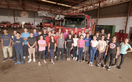 Corpo de Bombeiros Militar dá início às instruções do Projeto Bombeiro Mirim