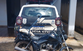 Em Almas, Polícia Civil autua homem por receptação de veículo