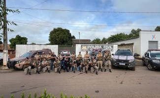 Forças de Segurança cumprem mandados de busca e apreensão em Almas