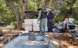 No combate à pesca predatória, Naturatins aplica mais de R$ 14 mil em multas e apreende 5.950 metros de redes e 40 kg de pescado