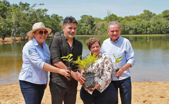 Governo do Tocantins planta mudas nativas com o projeto Plantando Água e inaugura Parque Temático na Semana Estadual da Água em Gurupi