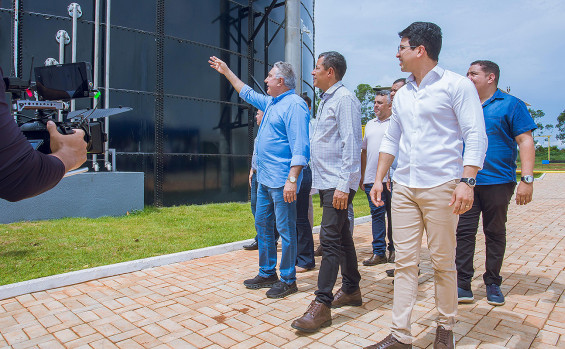 Governo do Tocantins participa da inauguração da Estação de Tratamento de Esgoto Pouso do Meio, em Gurupi