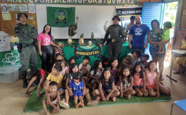 Governo do Tocantins leva o projeto Sementinhas do Cerrado à comunidade indígena Xerente, em Tocantínia